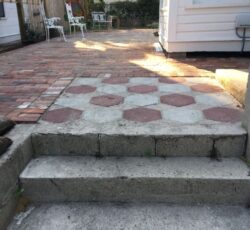 Patterned Bricks Layed